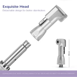 JUMTOP Universal Dental Implant Torque Wrench with 12 Driver Dentistry Latch Head Handpiece 5 to 35 N.cm