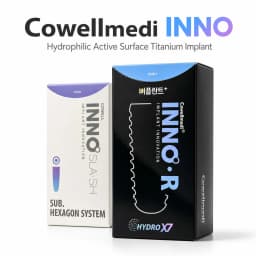 Cowellmedi INNO SLA‑SH Submerged Dental Implant Hydrophilic Active Surface Titanium Fixture Internal Hex Morse‑Taper Connection