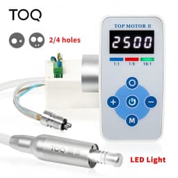 Dental Brushless Electric Motor with Internal Water Spray and LED Connector Portable Micromotor for Fiber Optic 1:1 1:5 4:1 16:1