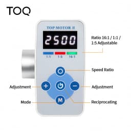 Dental Brushless Electric Motor with Internal Water Spray and LED Connector Portable Micromotor for Fiber Optic 1:1 1:5 4:1 16:1
