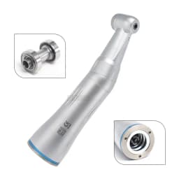 WRC Dental Inner Channel Low Speed Handpiece Set 1:1 Direct Drive Fiber Optic Contra Angle Straight Handpiece Air Motor 40000rpm