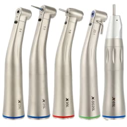 Straight Contra Angle Handpiece Dental Fiber Optic Motor Contra Angle Dental Low Speed Handpiece 1:1/1:5/20:1 Air Turbine