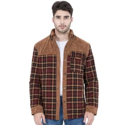 Winter Jacket Men Fleece Thick Warm Cotton Plaid Jacket Autumn Men Casual Multi-Pockets Coat High Quality Warm Lining Jacket Man