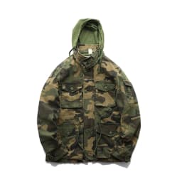 New autumn and winter American retro heavy padded jacket military style tough guy pocket tooling coat windbreaker