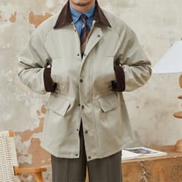 Deer Sanxian Business Retro Outdoor Waist Hunting Wear Windproof Jacket Men's British All-match Waterproof Fashion Jacket