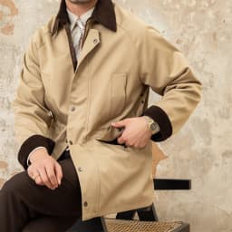 Deer Sanxian Business Retro Outdoor Waist Hunting Wear Windproof Jacket Men's British All-match Waterproof Fashion Jacket