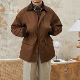 Deer Sanxian Business Retro Outdoor Waist Hunting Wear Windproof Jacket Men's British All-match Waterproof Fashion Jacket