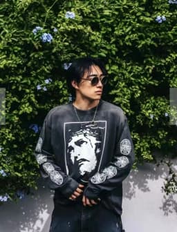 Yao Fashion Saint OF Michael 25SS High Quality Cotton Long Sleeve Tops Tee Streetwear Oversize Casual Y2k Loose T Shirt For Men