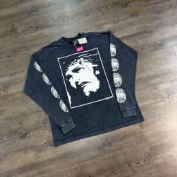Yao Fashion Saint OF Michael 25SS High Quality Cotton Long Sleeve Tops Tee Streetwear Oversize Casual Y2k Loose T Shirt For Men
