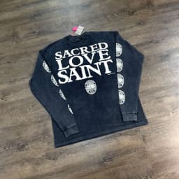 Yao Fashion Saint OF Michael 25SS High Quality Cotton Long Sleeve Tops Tee Streetwear Oversize Casual Y2k Loose T Shirt For Men