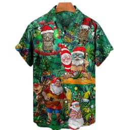 2024 Men's Hawaiian 3d Shirts Streetwear Short Sleeve Cotton Oversized Summer Camisa Floral Masculina Blouse Retro