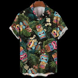 2024 Men's Hawaiian 3d Shirts Streetwear Short Sleeve Cotton Oversized Summer Camisa Floral Masculina Blouse Retro