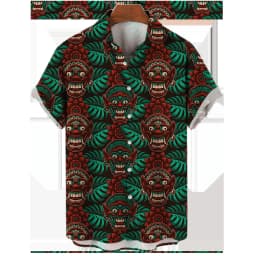 2024 Men's Hawaiian 3d Shirts Streetwear Short Sleeve Cotton Oversized Summer Camisa Floral Masculina Blouse Retro