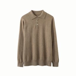 A Class 100% Pure Cashmere Sweater Men's POLO Neck Knitted Pullover Autumn and Winter New Warm Top Fashion Korean Edition Jacket