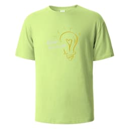 Think Positive Print T-Shirt Summer Tees For Men Women 100% Cotton O-neck Oversize Casual Short sleeved Tops