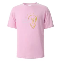 Think Positive Print T-Shirt Summer Tees For Men Women 100% Cotton O-neck Oversize Casual Short sleeved Tops