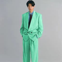 Army Green Men Suits 2 Pieces Jacket Pants Peak Lapel High Quality Banquet Celebrity Prom Party Double Breasted Classic Fashion