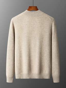 Choice High Quality Men Zipper Wool Cardigan Cashmere Sweater Autumn Winter Thick Smart Casual 100% Merino Wool Knitwear Tops