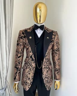 Navy Blue Plaid Luxuly Men Suits Slim Fit Notched Lapel Groom Formal Tuxedos Prom 3 Pcs Sets Business Male Blazer Costume Homme