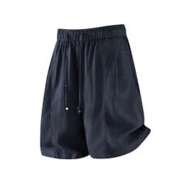 Fashion Men's Lyocell Cotton Linen Texture Shorts Old Money Style 2026 Summer Breathable Cool Feel 5 Inch Casual Pants