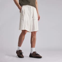 Fashion Men's Lyocell Cotton Linen Texture Shorts Old Money Style 2026 Summer Breathable Cool Feel 5 Inch Casual Pants