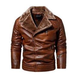 Men's Leather Jackets Autumn Casual Motorcycle PU Jacket Biker Leather Coats Brand Clothing EU Size