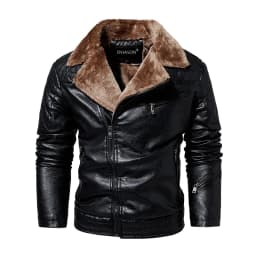 Men's Leather Jackets Autumn Casual Motorcycle PU Jacket Biker Leather Coats Brand Clothing EU Size