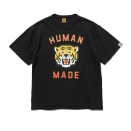 2026 Human Made Graphic Tee Slub Cotton Tubular Seamless Couple Matching Summer Casual