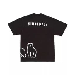 2026 Human Made Graphic Tee Slub Cotton Tubular Seamless Couple Matching Summer Casual