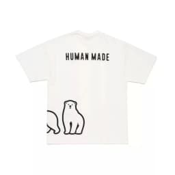 2026 Human Made Graphic Tee Slub Cotton Tubular Seamless Couple Matching Summer Casual