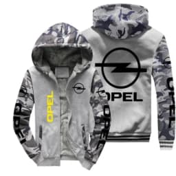 NEW Men's pattern  jacket  Opel car logo for  coat winter casual zipper thicken sweatshirt fashion clothes men clothing32