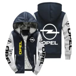NEW Men's pattern  jacket  Opel car logo for  coat winter casual zipper thicken sweatshirt fashion clothes men clothing32