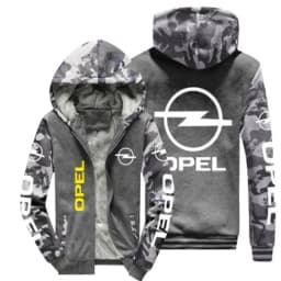 NEW Men's pattern  jacket  Opel car logo for  coat winter casual zipper thicken sweatshirt fashion clothes men clothing32