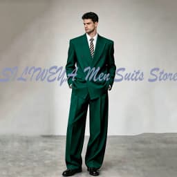 2026 Popular Men's Suits Jacket Pants 2 Pieces High-end Blazer Set Business Casual Male Pants Sets Fashion Trousers Customized