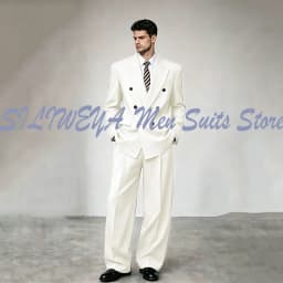 2026 Popular Men's Suits Jacket Pants 2 Pieces High-end Blazer Set Business Casual Male Pants Sets Fashion Trousers Customized