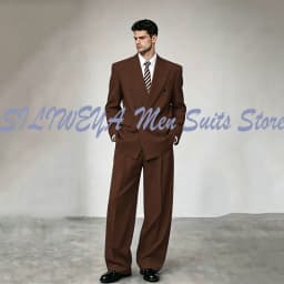 2026 Popular Men's Suits Jacket Pants 2 Pieces High-end Blazer Set Business Casual Male Pants Sets Fashion Trousers Customized