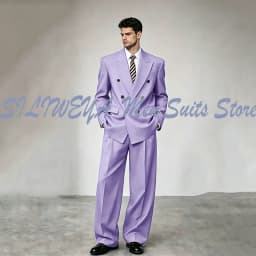 2026 Popular Men's Suits Jacket Pants 2 Pieces High-end Blazer Set Business Casual Male Pants Sets Fashion Trousers Customized