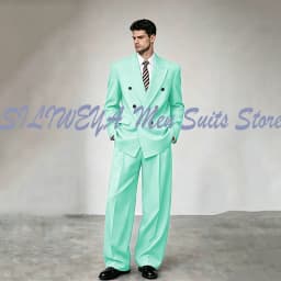 2026 Popular Men's Suits Jacket Pants 2 Pieces High-end Blazer Set Business Casual Male Pants Sets Fashion Trousers Customized