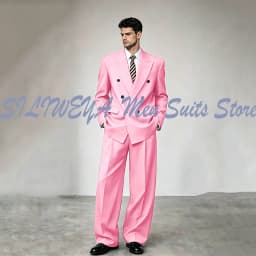 2026 Popular Men's Suits Jacket Pants 2 Pieces High-end Blazer Set Business Casual Male Pants Sets Fashion Trousers Customized