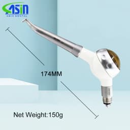 4 Hole Dental Air Polisher Abrasion Microetcher Sandblasting Sandblaster Teeth Polishing Air Prophy Dentistry Tools