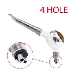 4 Hole Dental Air Polisher Abrasion Microetcher Sandblasting Sandblaster Teeth Polishing Air Prophy Dentistry Tools