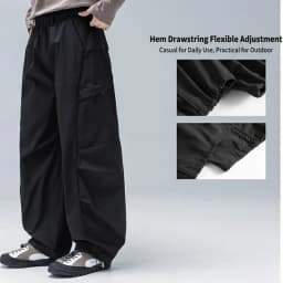 Unisex Waterproof & Tear-Resistant Hiking Pants – 3D Anti-Wrinkle, Adjustable Cuff Drawstring for Outdoor Trekking & Casual Wear