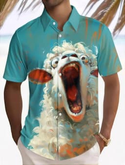 Summer Men's Funny Ugly Animals Shorts Swimming Trunks Board Shorts Fashion Streetwear Pocket Drawstring Shorts Men's Underwear