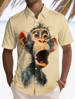 Summer Men's Funny Ugly Animals Shorts Swimming Trunks Board Shorts Fashion Streetwear Pocket Drawstring Shorts Men's Underwear
