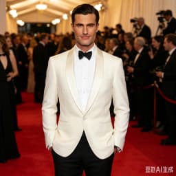 Men's Ivory Shawl Lapel Blazer Casual Business Wedding Jacket High Quality One Button Best Man Suit Coat for Party Prom