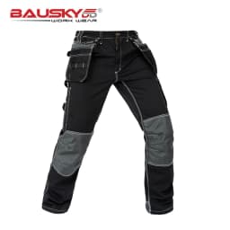 Bauskydd Working Clothes Men's Black Workwear Pants Multi Pockets Working Uniforms Pockets For Tools Fast Shipping
