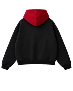 2026 Red Itadori Hoodie Oversized Black Red Spliced Metal Button Casual Sweatshirt Trendy and Simple Men Women Streetwear Jacket