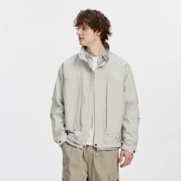 Semir Men Jacket Lightweight Utility Stand Collar Zip Outdoor Commuter Style Loose Autumn Outerwear Daily Wear 2026