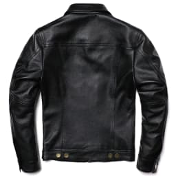 2025 New Cowboy Genuine Leather Jacket Men's Natural Cowhide Slim Short Coat Casual Style Single Breasted Fashion Clothes