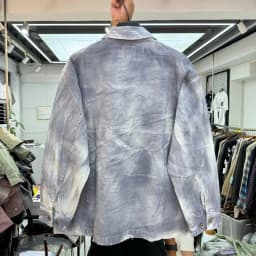 Soiled Multi Pocket Lapel Denim Jackets Embroidery Patch Label Men Women Winter Loose Casual Washed Vintage Gradient Jacket Coat